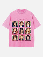 TWICE Print Round Neck T-shirt