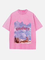 Katy Perry Print Round Neck T-shirt