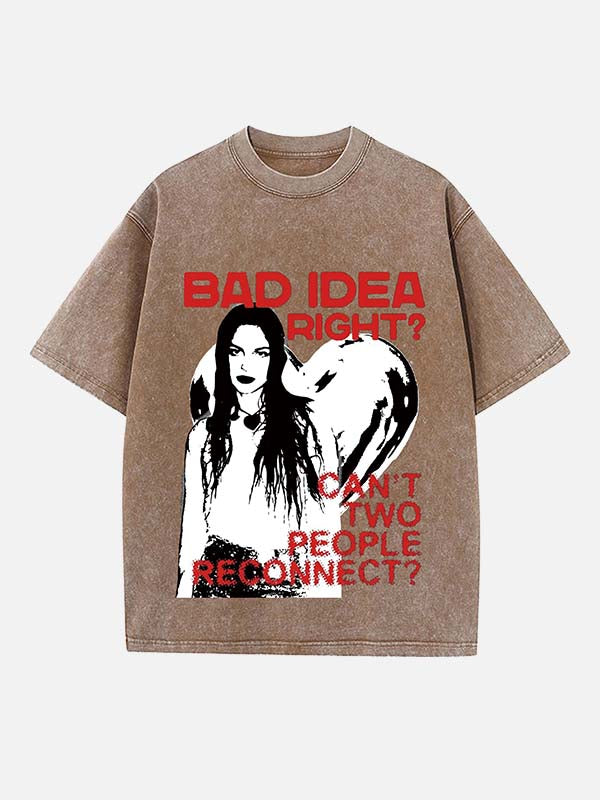 Olivia Rodrigo Print Round Neck T-shirt