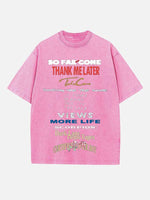 Drake Print Round Neck T-shirt