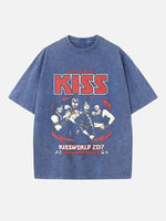 KISS Print Round Neck T-shirt