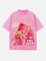 Taylor Swift Print Round Neck T-shirt