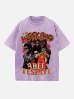 The Weeknd Print Round Neck T-shirt