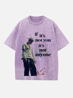 Justin Bieber Print Round Neck T-shirt