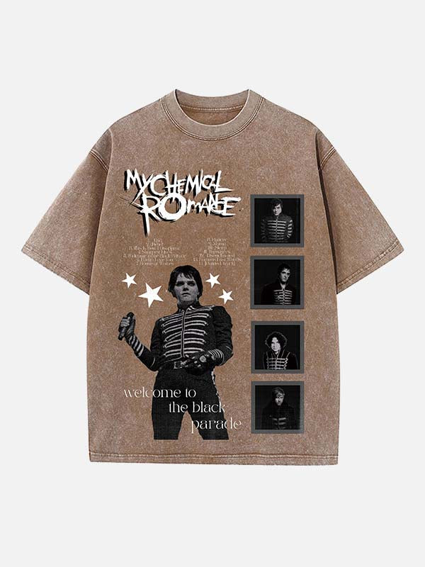 My Chemical Romance Print Round Neck T-shirt