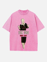 P!nk Print Round Neck T-shirt