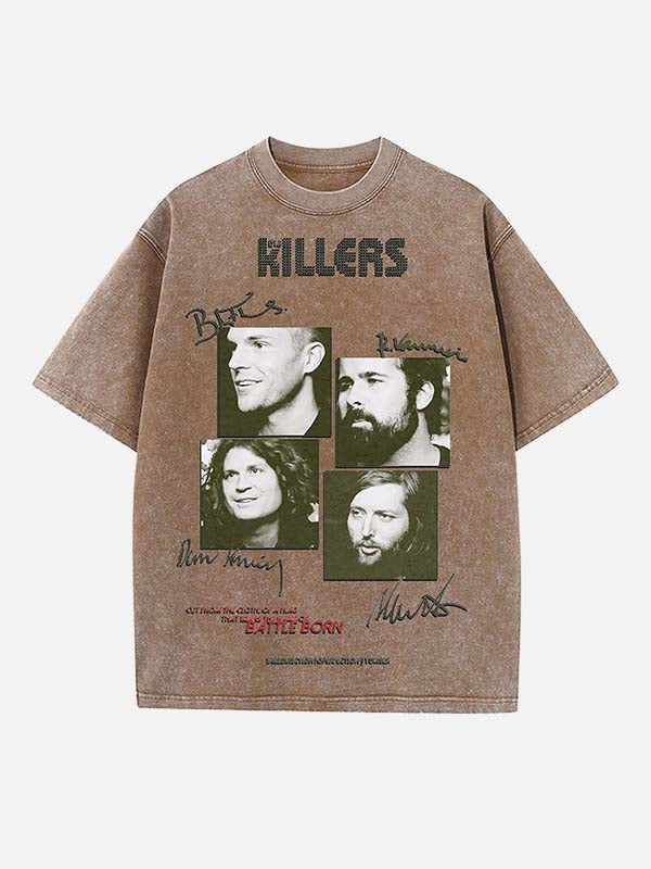 The Killers Print Round Neck T-shirt
