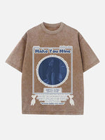 Madison Beer Print Round Neck T-shirt