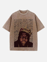 The Notorious B.I.G. Print Round Neck T-shirt