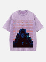 The Weeknd Print Round Neck T-shirt