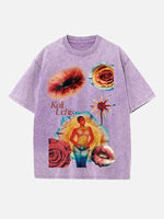 Kali Uchis Print Round Neck T-shirt