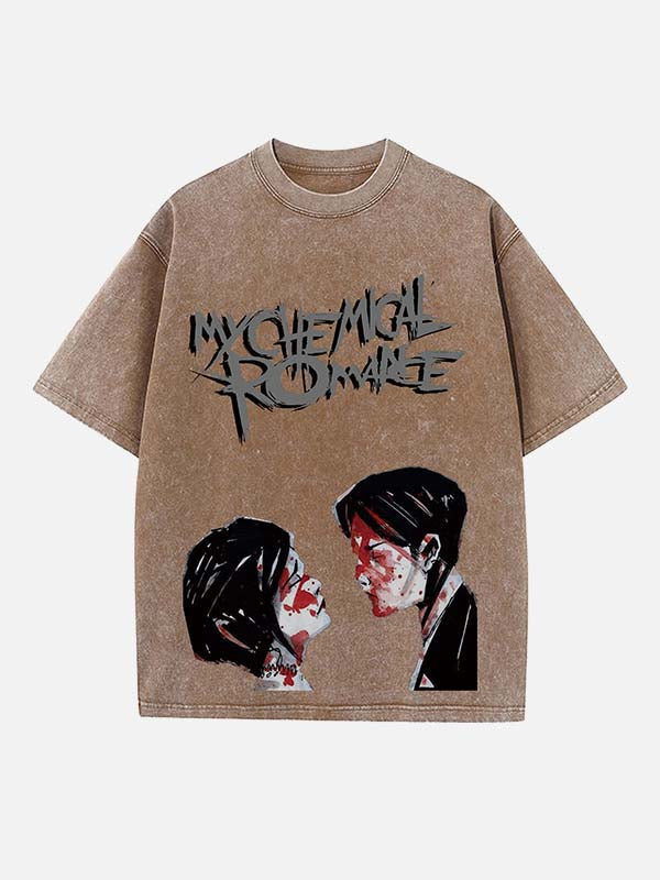 My Chemical Romance Print Round Neck T-shirt