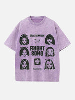 KATSEYE Print Round Neck T-shirt