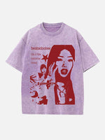 Beabadoobee Print Round Neck T-shirt