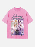 Sabrina Carpenter Print Round Neck T-shirt