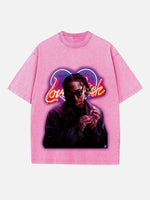 Don Toliver Print Round Neck T-shirt