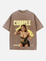 Karol G Print Round Neck T-shirt