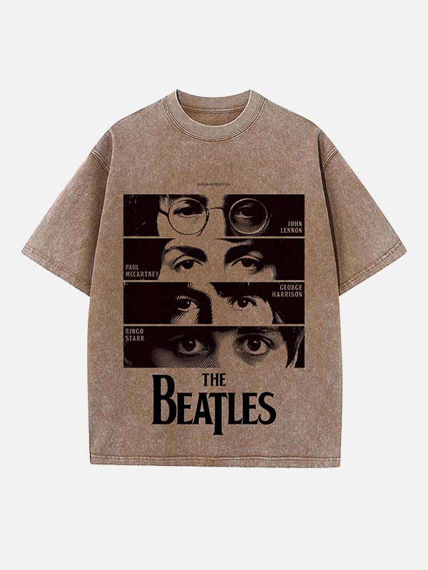 The Beatles Print Round Neck T-shirt