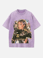 Ariana Grande Print Round Neck T-shirt