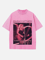 Sabrina Carpenter Print Round Neck T-shirt