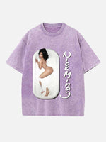 Nicki Minaj Print Round Neck T-shirt