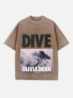 Olivia Dean Print Round Neck T-shirt