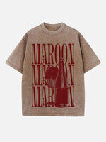 Taylor Swift Print Round Neck T-shirt