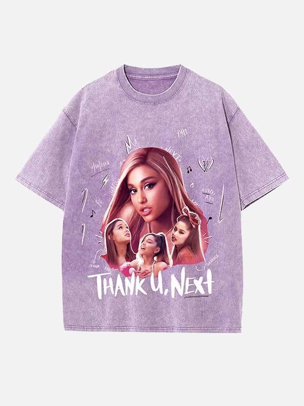 Ariana Grande Print Round Neck T-shirt