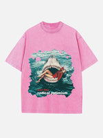 Dua Lipa Print Round Neck T-shirt