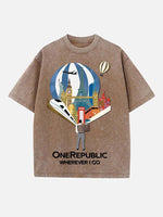 OneRepublic Print Round Neck T-shirt