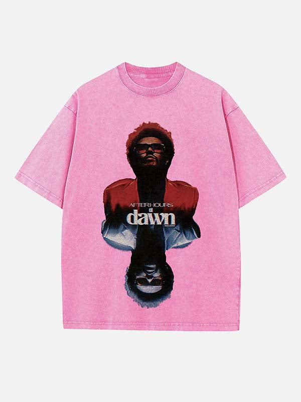The Weeknd Print Round Neck T-shirt