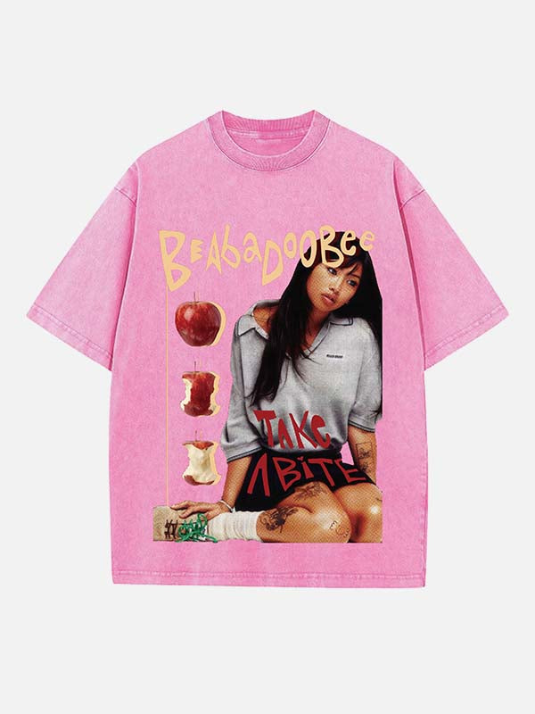 Beabadoobee Print Round Neck T-shirt