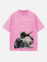 Juice WRLD Print Round Neck T-shirt