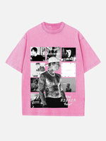 Justin Bieber Print Round Neck T-shirt