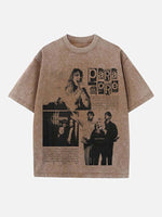 Paramore Print Round Neck T-shirt