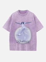 Madison Beer Print Round Neck T-shirt