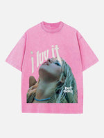 Camila Cabello Print Round Neck T-shirt