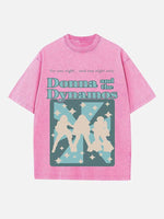 ABBA Print Round Neck T-shirt