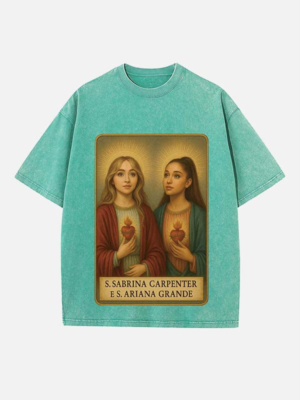 Sabrina Carpenter Print Round Neck T-shirt