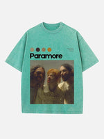 Paramore Print Round Neck T-shirt