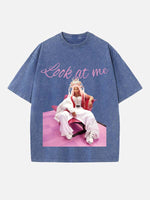 Nicki Minaj Print Round Neck T-shirt
