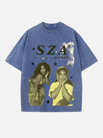 SZA Print Round Neck T-shirt