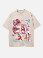 Zara Larsson Print Round Neck T-shirt