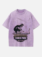 Linkin Park Print Round Neck T-shirt