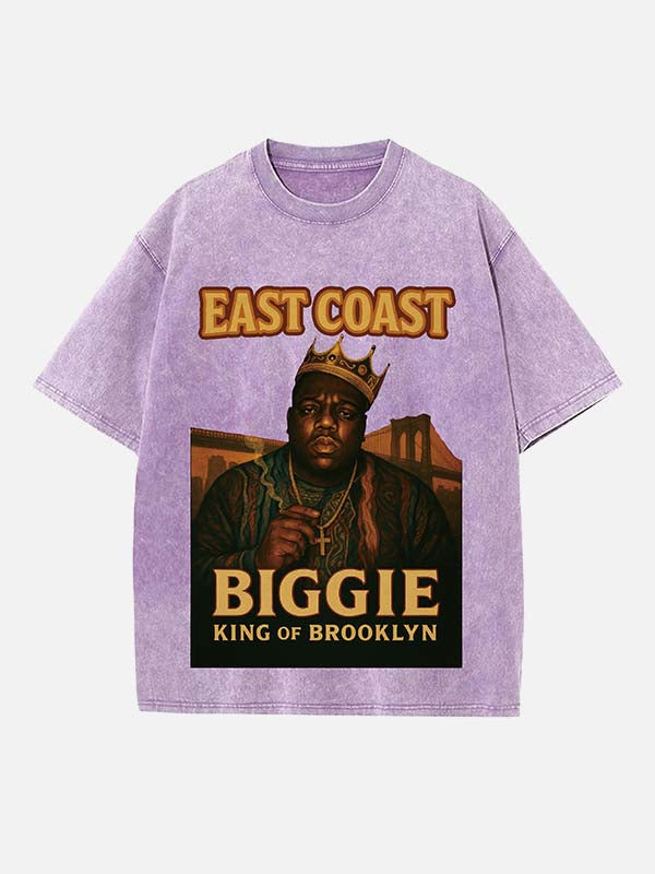 The Notorious B.I.G. Print Round Neck T-shirt