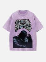 Drake Print Round Neck T-shirt