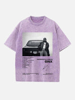Kendrick Lamar Print Round Neck T-shirt
