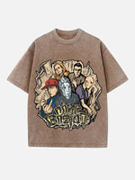 Limp Bizkit Print Round Neck T-shirt