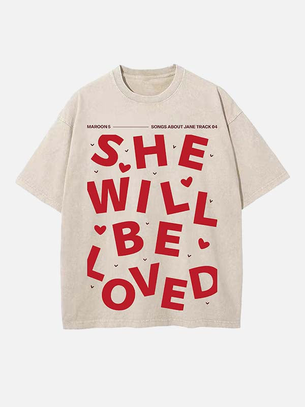 Maroon 5 Print Round Neck T-shirt