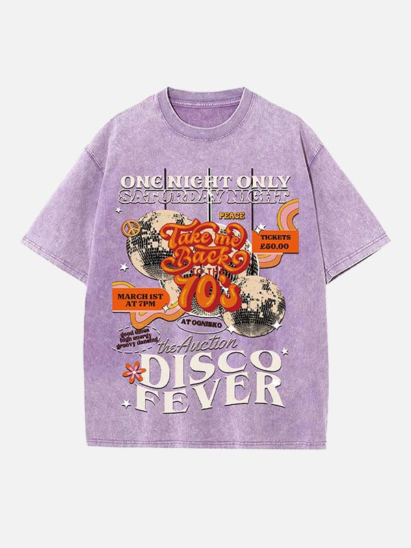 ABBA Print Round Neck T-shirt